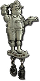Oktoberfest Man Metal Hat Pins