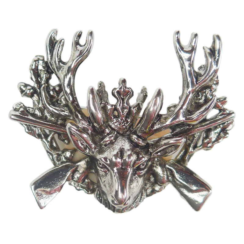 Stag & Rifles German Hunting Collectible Fedora Hat Pin