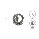 German Beer Stein Medallion Metal Hat Pins