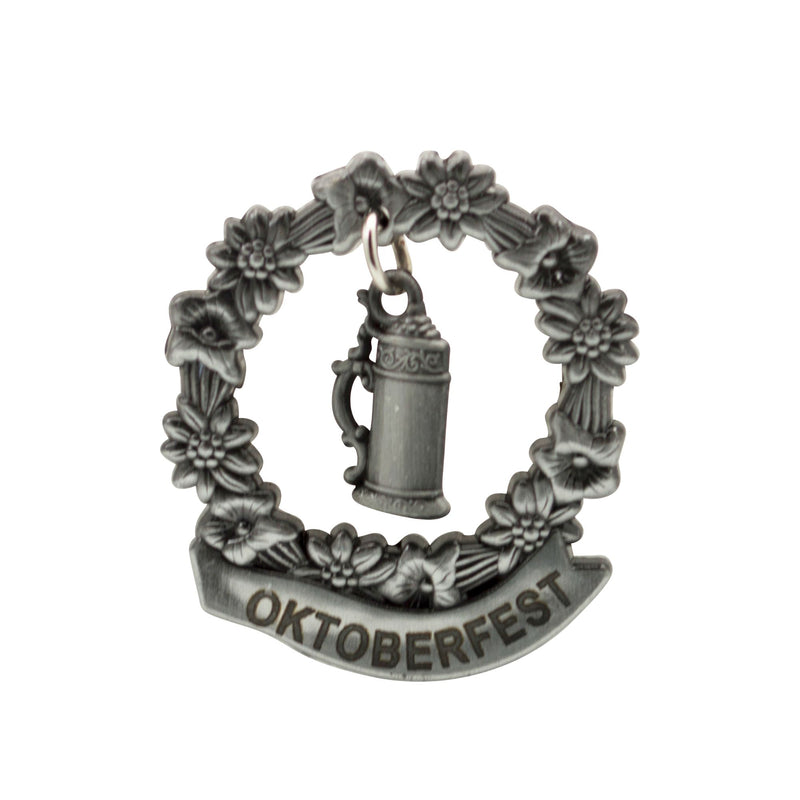 Oktoberfest Beer Stein Medallion Hat Pins