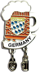 Iconic "Germany" Hat Pins Beer Mug