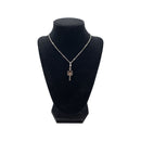 Cuckoo Clock Pendant Silver Plated Necklace Gift Idea