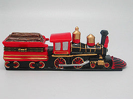 Train Collectibles American Wooden Train Hinge Box - OktoberfestHaus.com
 - 2