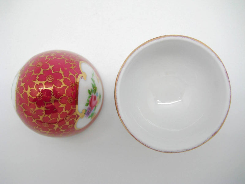Vintage Victorian Antique Egg Jewelry Box Antique Red - OktoberfestHaus.com
 - 2