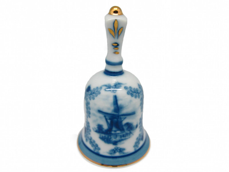 Vintage Victorian Antique Bell Jewelry Box Delft Blue - OktoberfestHaus.com
