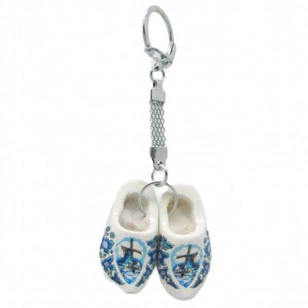 Dutch Gift Idea Wooden Shoes Keychain Natural - OktoberfestHaus.com
 - 5