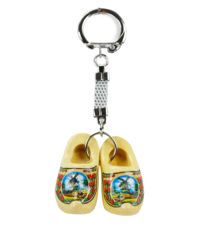 Dutch Wooden Shoes Keychains