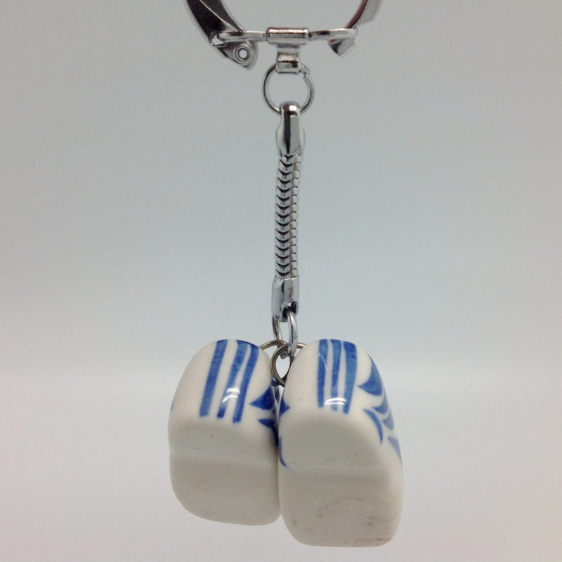 Holland Clogs Large Delft Ceramic Key Ring - OktoberfestHaus.com
 - 4