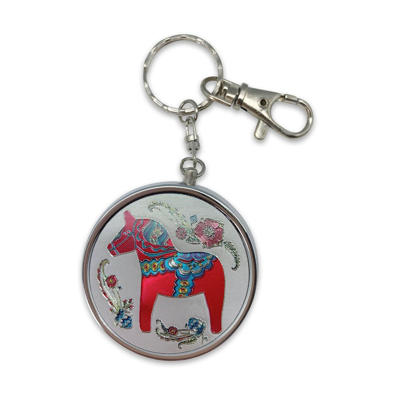 Red Dala Horse Pill Case Organizer Gift Idea