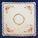 Elegant Table Linen Burgundy Rose Table Cloth 54x54" - OktoberfestHaus.com
 - 1