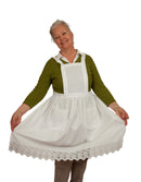 Victorian Adult Full Apron Ecru - OktoberfestHaus.com
 - 4
