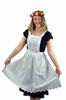 Victorian Adult Full Apron White - OktoberfestHaus.com
 - 2