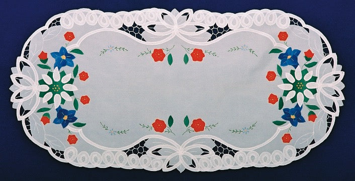 Lace Edelweiss Placemat Applique