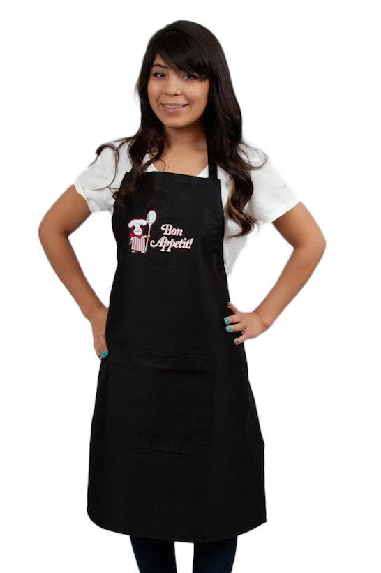 Bon Appetit! Apron Black - OktoberfestHaus.com
