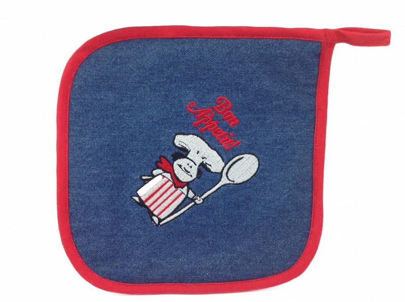 Bon Appetit! Potholder Denim - OktoberfestHaus.com
 - 1