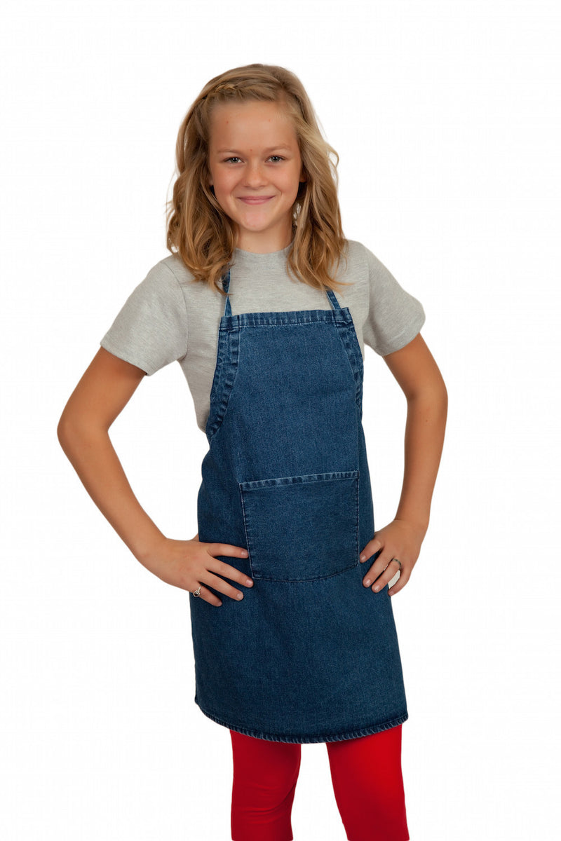 Denim Shop Apron Blank (Child Size)