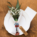 String Leg German Man Magnet