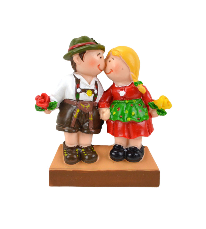 German Gift Idea Couple in Costume Fridge Magnet - OktoberfestHaus.com