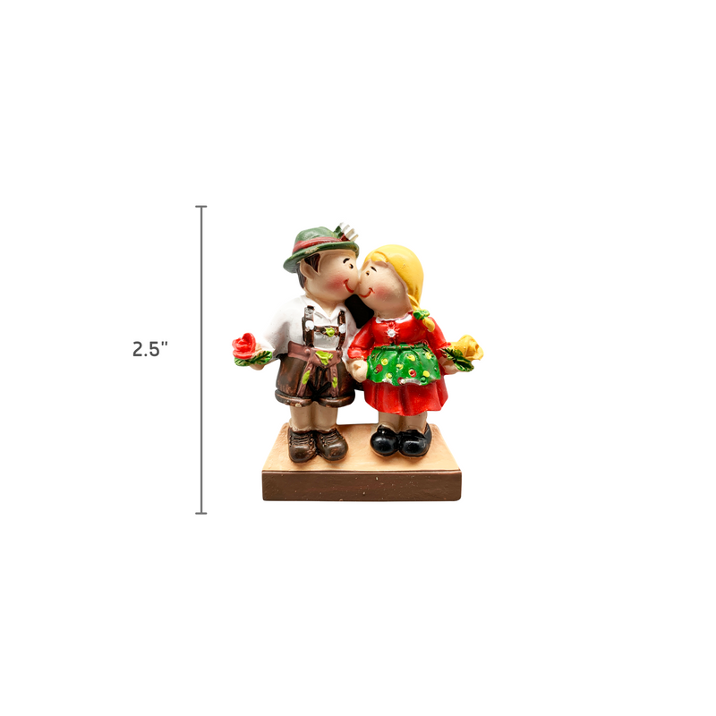 German Couple Refrigerator Magnets