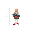German Lady with String Legs Magnet Oktoberfest Souvenir
