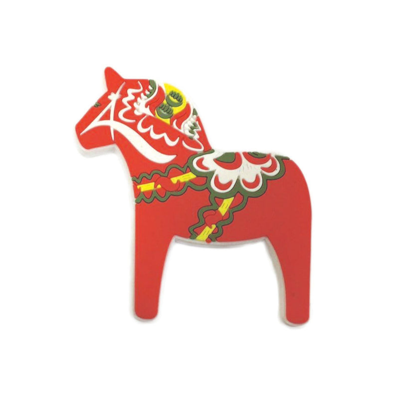 Red Dala Horse Souvenir Refrigerator Magnet