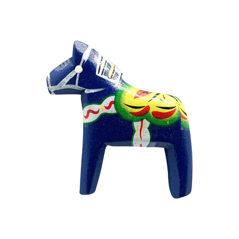 Dalarna Horse Fridge Gift Magnet Blue