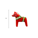 Dalarna Horse Fridge Gift Magnet Orange