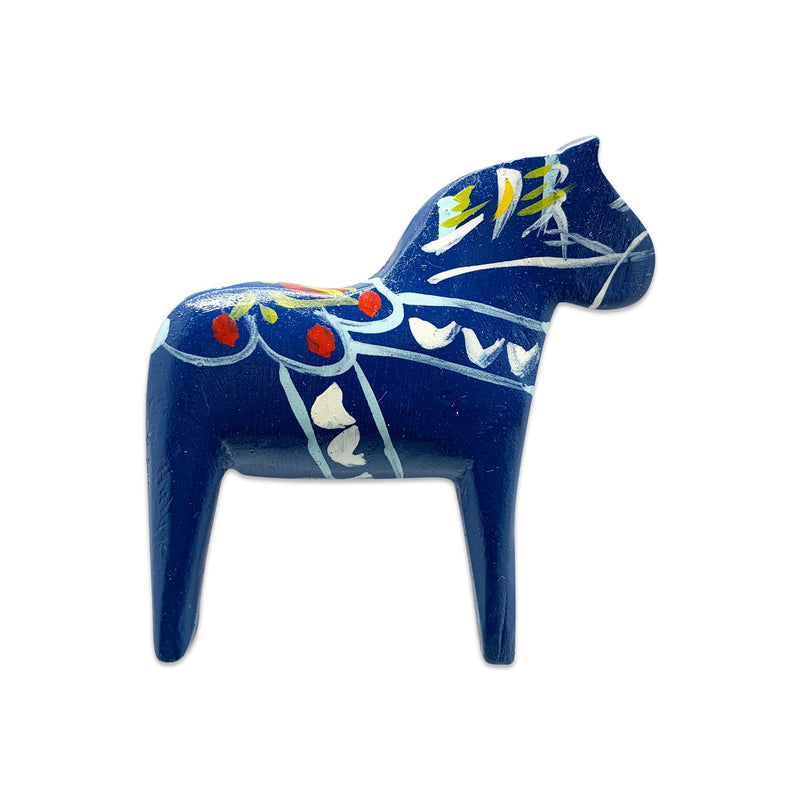 Dalarna Horse Fridge Magnet Gift Blue