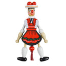 Bavarian Girl Jumping Jack Fridge Magnet