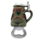 Oktoberfest Party Magnetic Bottle Opener Lederhosen Stein - OktoberfestHaus.com
 - 1