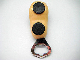 Unique Bottle Opener Fridge Magnet Natural Wooden Shoe - OktoberfestHaus.com