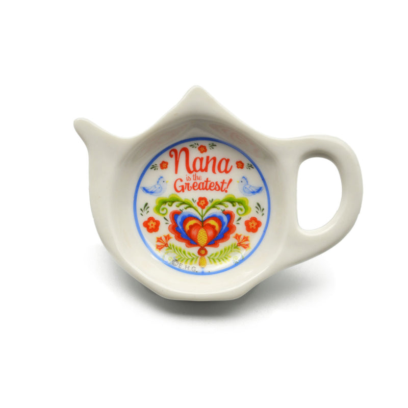 "Nana is the Greatest" Teapot Magnet with Birds Design  - OktoberfestHaus.com