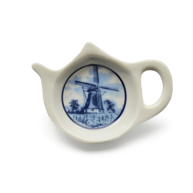 Dutch Scenic Windmill Ceramic Teapot Magnet - 1 - OktoberfestHaus.com