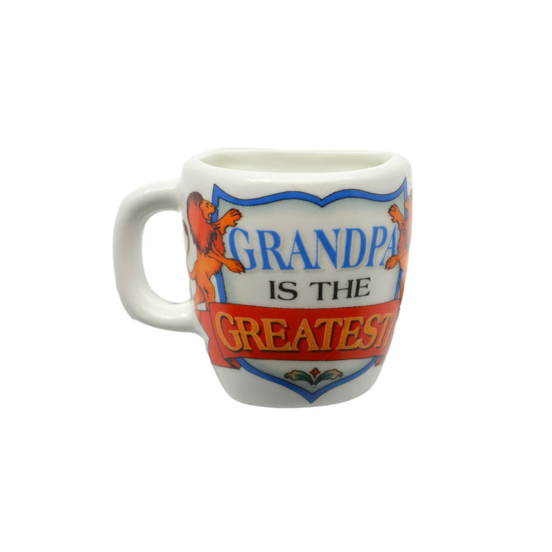 "Grandpa is the Greatest" Ceramic Mug Magnet Grandpa Gift - 1 OktoberfestHaus.com