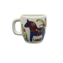 Blue Dala Horse Decorative Ceramic Mug Magnet  - OktoberfestHaus.com
