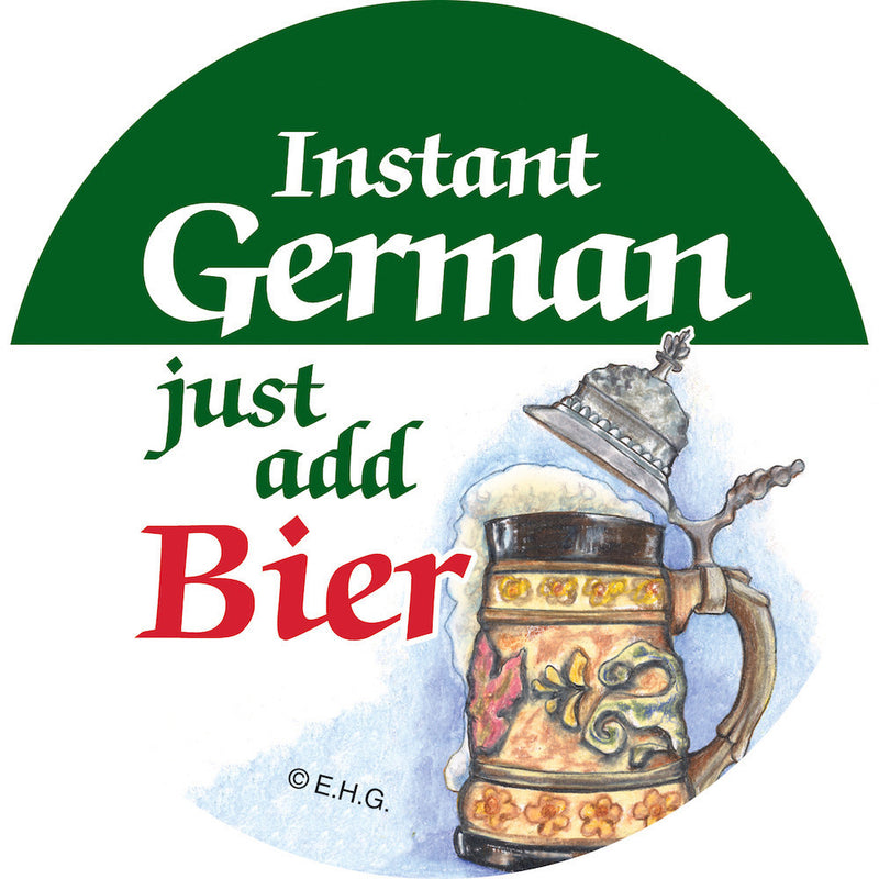 Magnetic Button: Instant German - OktoberfestHaus.com
 - 1