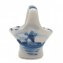 Miniature Ceramic Delft Blue Basket - OktoberfestHaus.com
 - 1