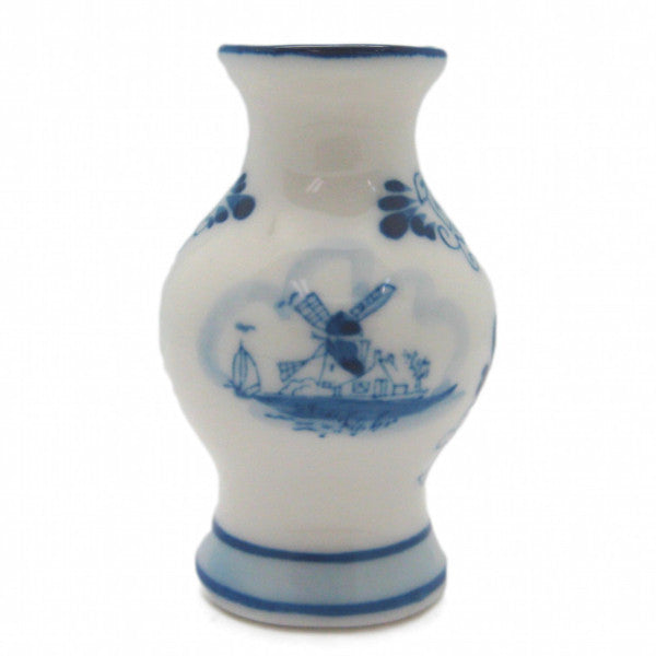 Ceramic Miniatures Delft Blue Vase - OktoberfestHaus.com
 - 1