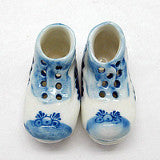 Ceramic Miniatures Delft Blue Pair of Boots - OktoberfestHaus.com
 - 2
