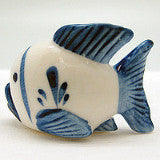 Ceramic Miniatures Animals Delft Blue Fish - OktoberfestHaus.com
 - 2