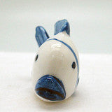 Ceramic Miniatures Animals Delft Blue Fish - OktoberfestHaus.com
 - 3