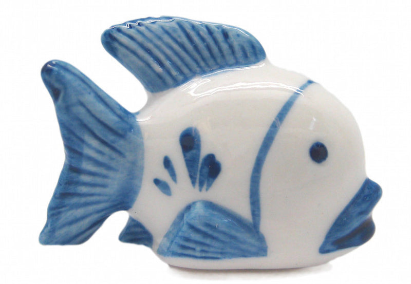 Ceramic Miniatures Animals Delft Blue Fish - OktoberfestHaus.com
 - 1