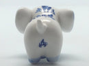 Ceramic Miniatures Animals Delft Blue Elephant - OktoberfestHaus.com
 - 5