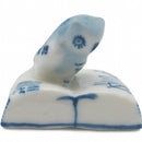 Porcelain Miniatures Animal Delft Blue Owl - OktoberfestHaus.com
 - 1