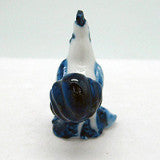 Miniature Animals Delft Blue Ceramic Rooster - OktoberfestHaus.com
 - 3