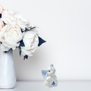 Delft Blue Elephant Miniatures