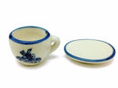 Miniature Cup and Saucer Set Delft - OktoberfestHaus.com
 - 1