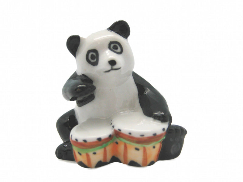 Miniature Musical Instrument Panda With Drum - OktoberfestHaus.com
 - 1
