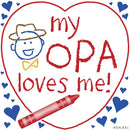 German Gift Magnet "My Opa Loves Me" - OktoberfestHaus.com
 - 1