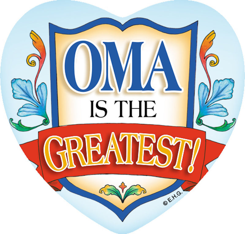 Ceramic Tile Magnet: Oma Greatest - OktoberfestHaus.com
